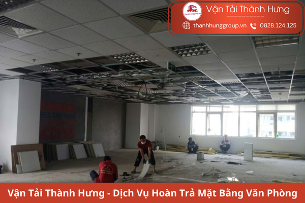 hoàn trả mặt bằng văn phòng