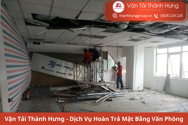 hoàn trả mặt bằng văn phòng