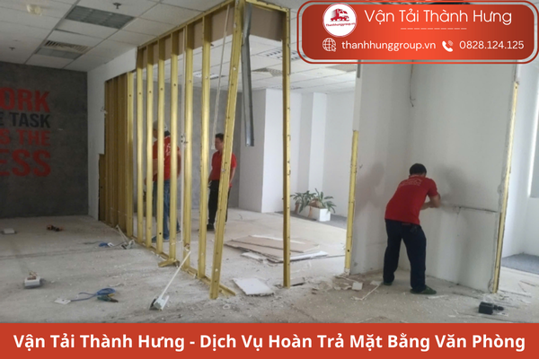 hoàn trả mặt bằng văn phòng