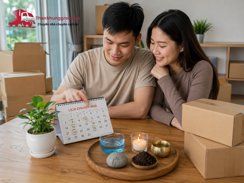 chọn ngày chuyển nhà